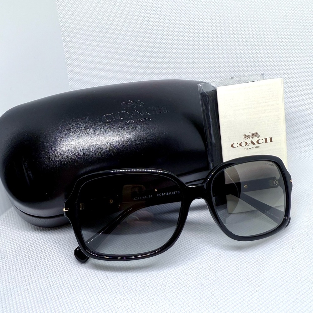 Coach Black Sunglasses Sleek Design